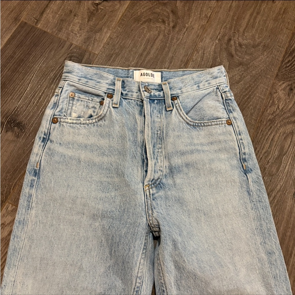 Agolde Riley Hi Rise Straight Crop Shatter size 22 - Picture 4 of 14